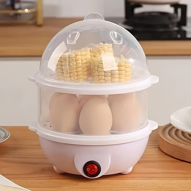 1 dona Ko‘p funksiyali Elektrik Tuxum Qovurish Mashinasi - 7/14 ta Oson Qobig‘ini Olib Tashlash Tuxumi, Avtomatik Quvvatni O‘chirish, Yevropa Standartli Plug, Batareyaga Ehtiyoj Yo‘q, Uyda Nonushta Sog‘liqni Saqlash Mashinasi