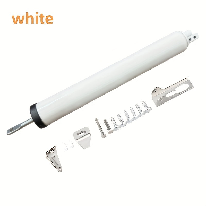 Automatic Household Door Closer with Silent Buffer in Black Silver White Coffee for Wooden Doors