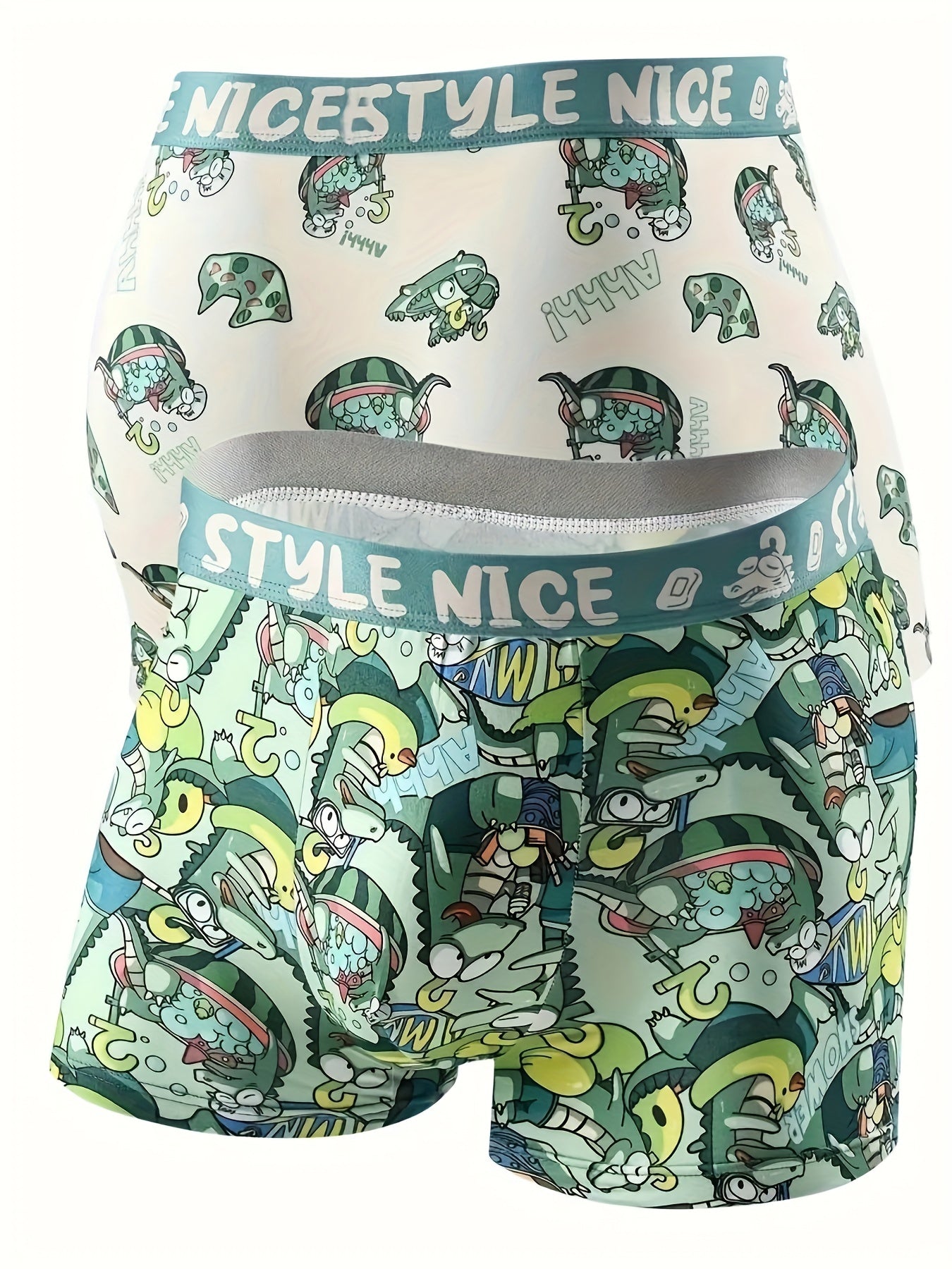 Erkaklar modasidagi boxer briefs to'plami 1/3 dona, polyester va spandeks aralashmasidan tayyorlangan. O'rtacha cho'zilish, tikilgan belbog' va nafas oladigan qulaylik xususiyatlariga ega. Kundalik va tasodifiy foydalanish uchun mos.