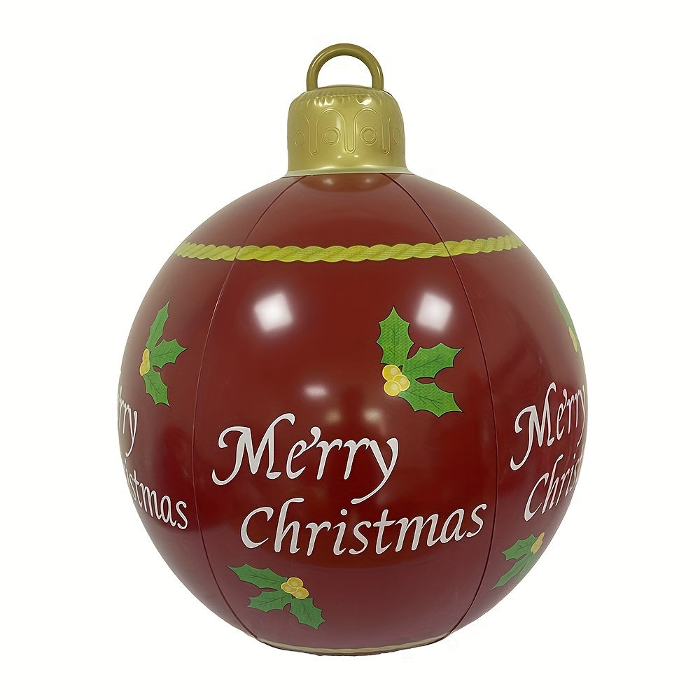 Inflatable Christmas Balls PVC Ball Decorations for Gardens and Entrance Halls