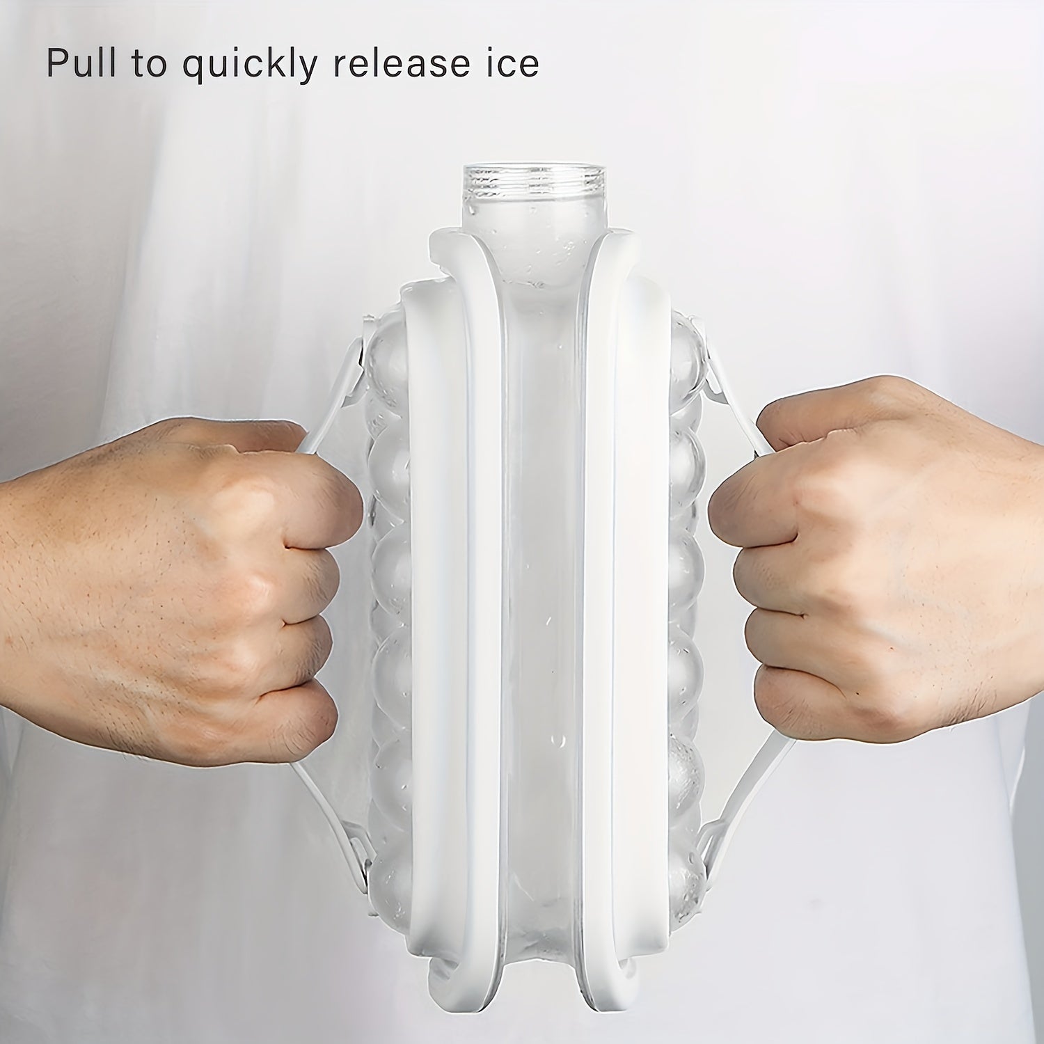 Portable Ice Maker and Cube Tray 17 Grids for Coffee and Juice Cooling