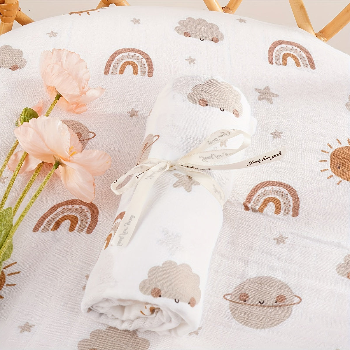 Baby Soft Bamboo Gauze Blanket Mixed Colors for Newborns and Infants