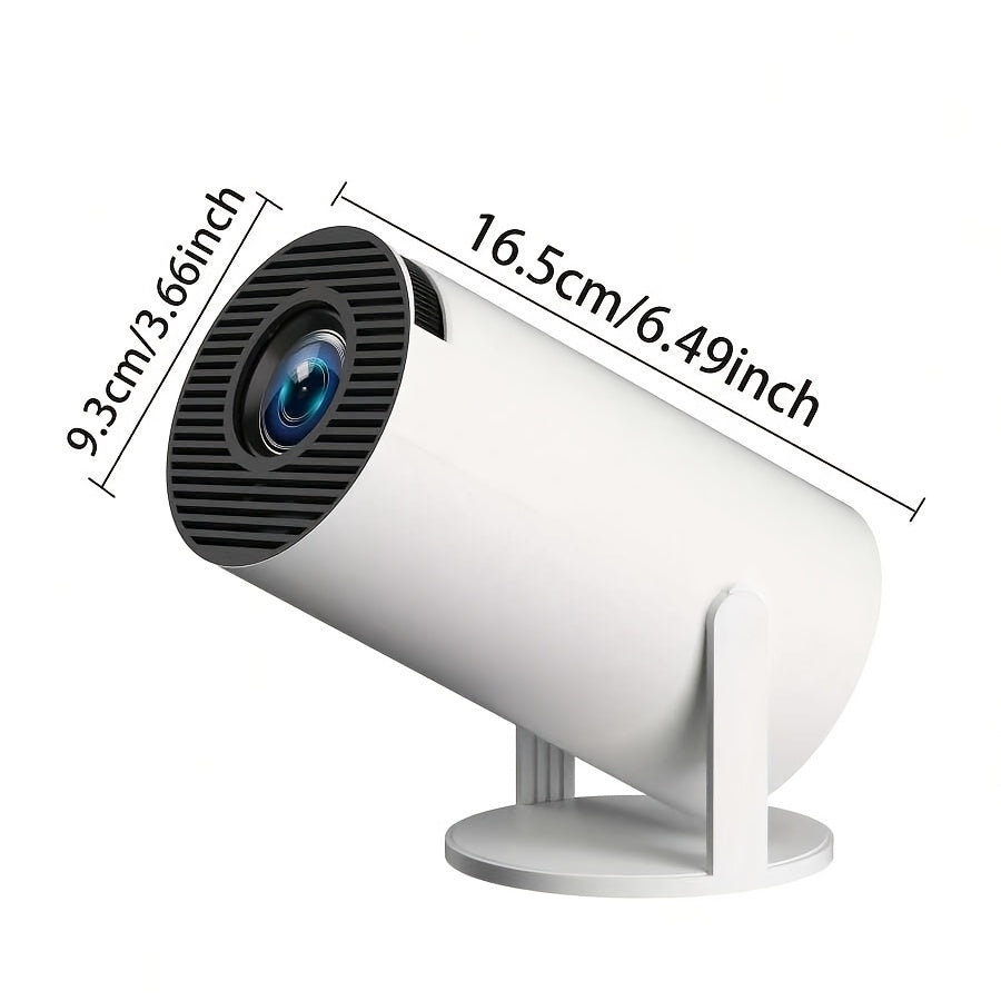 Портативный мини-проектор 4K с WiFi 6, автоматической коррекцией трапеции, беспроводной, Android