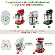 Bamboo Mixer Moving Pad for 5-8 Quart Stand Mixers Natural Durable Mold-Resistant