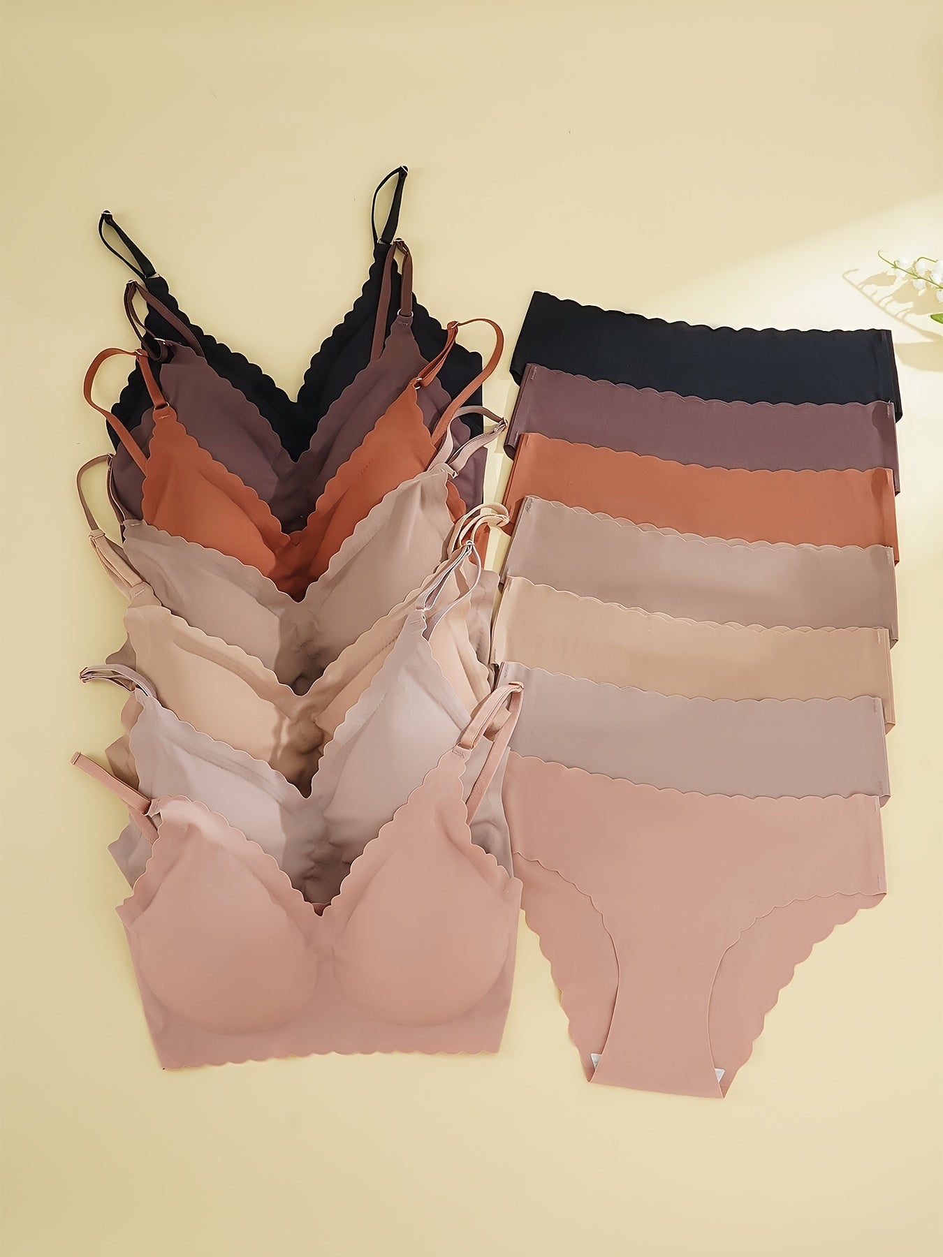 Women's Seamless Comfortable Underwear Set for Women