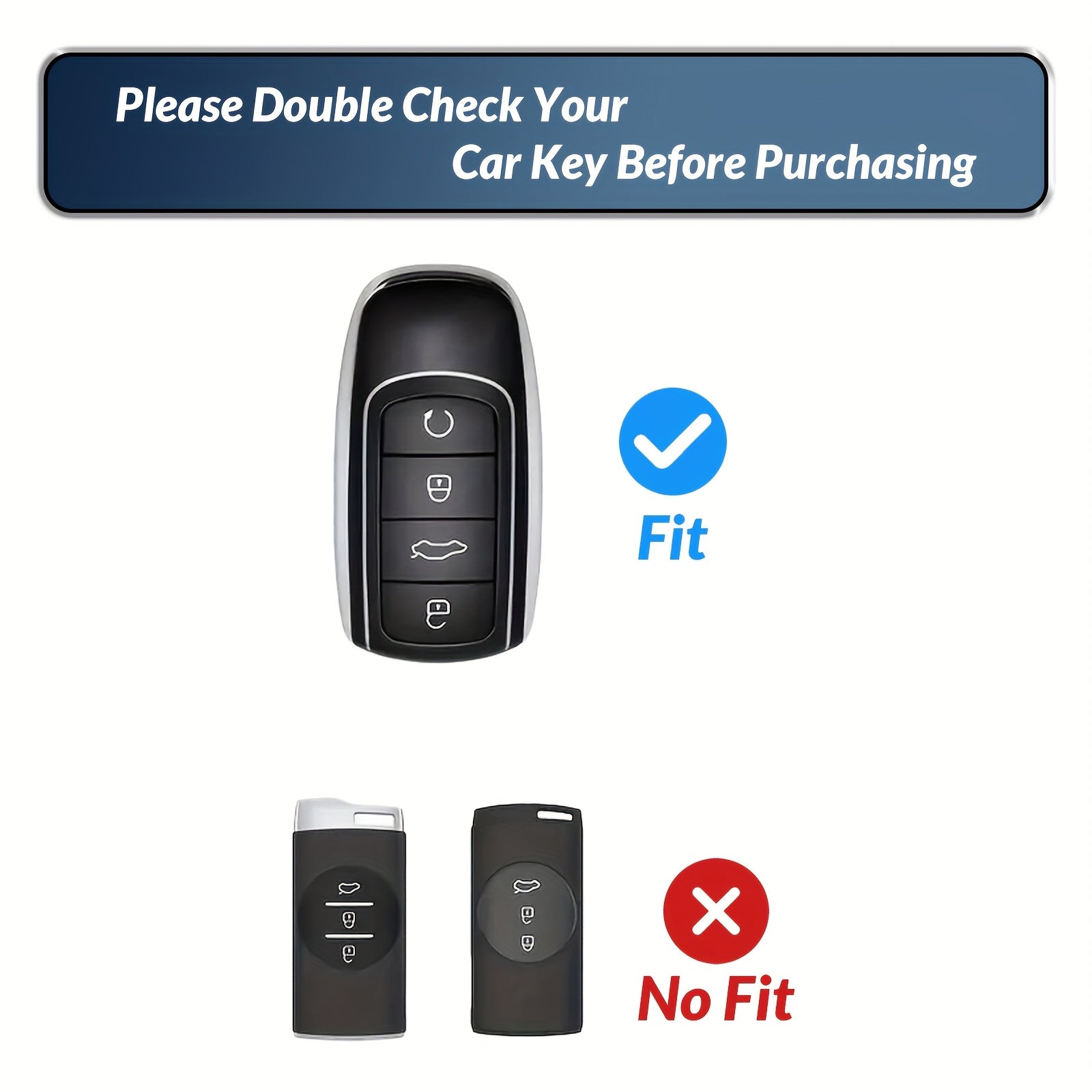 Car Key Fob Cover TPU Scratch-Resistant Protective Case for Universal 7 Plus