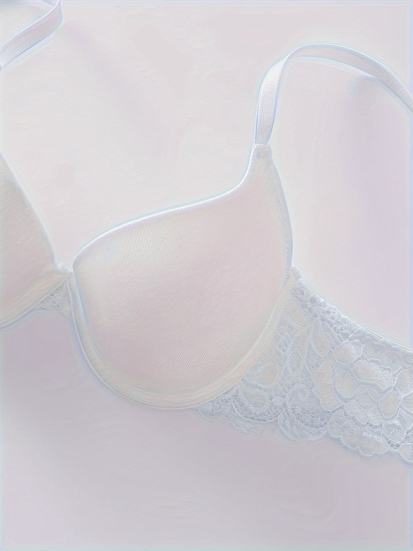 Women's Push-Up Bras 4-Pack with Removable Pads and Shoulder Detail High Support Nylon Knit