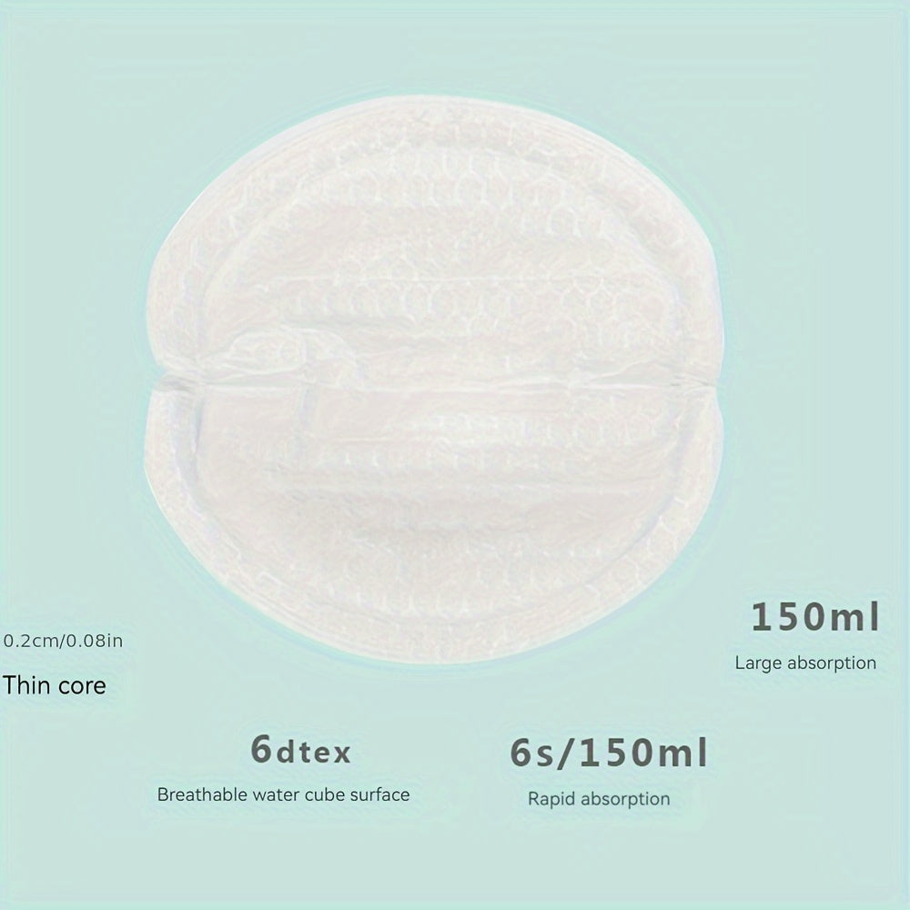 50 Pack Disposable Nursing Pads for Breastfeeding Ultra-Absorbent Soft and Thin