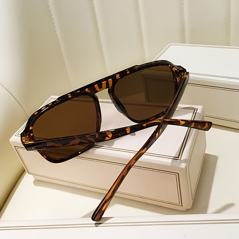 Large Vintage Frame Fashion Glasses with Y2K Style for Gifting