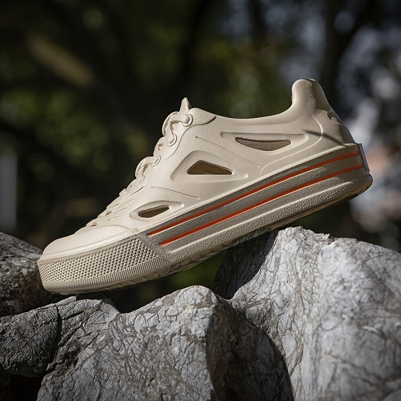 Unisex EVA Water Shoes Lightweight Breathable Beach Garden Casual Black White