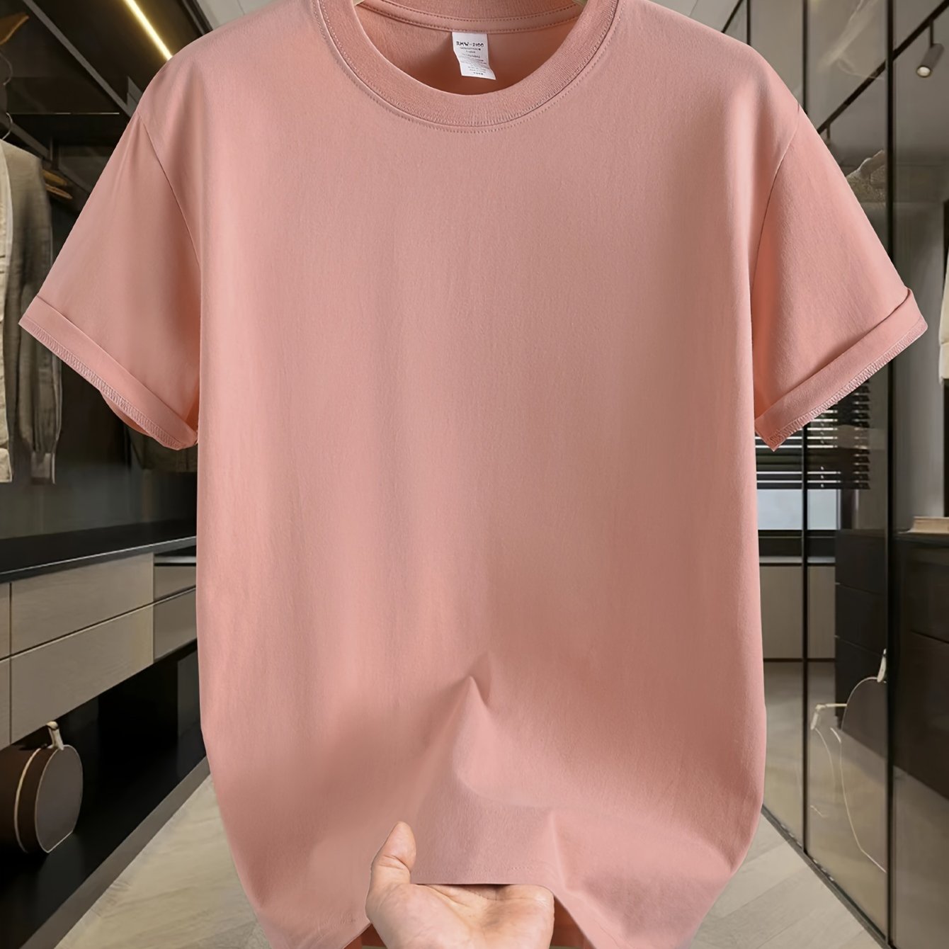 Yozgi ochiq havoda faoliyatlar uchun erkaklar uchun 100% paxtadan tayyorlangan tekis futbolka.