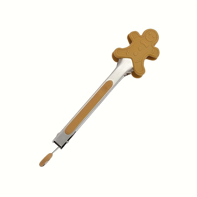 Clip de silicona y acero inoxidable para alimentos, resistente a altas temperaturas, duradero para barbacoa y horneado