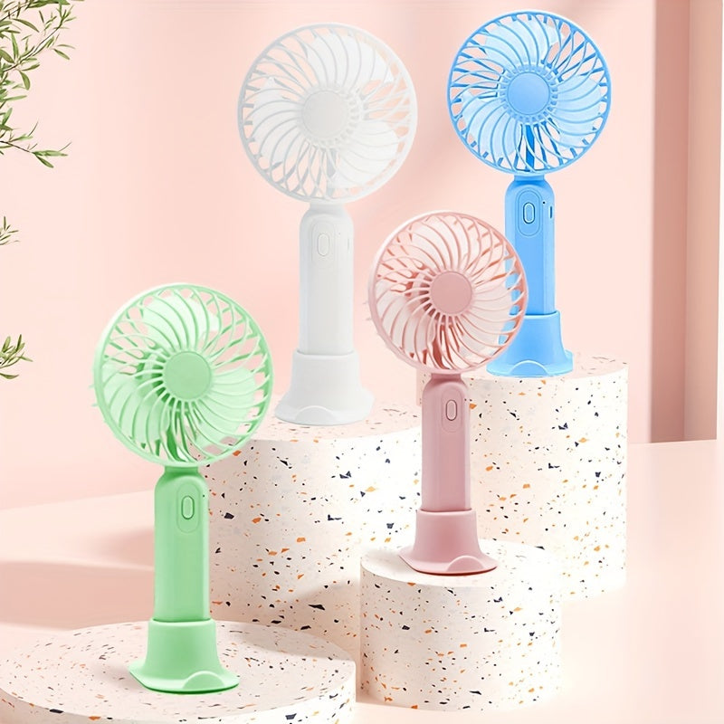 Mini USB Rechargeable Handheld Fan Portable Personal Cooling Device 9.06 Inches