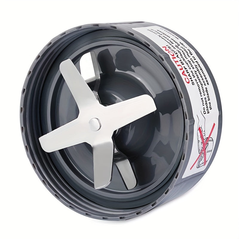 NutriBullet 600W/900W Pro uchun zanglamaydigan po'latdan yasalgan ekstraktor pichog'i - silikon kauchuk muhrlar va O-ringlar bilan mos keladi - blender uchun oziq-ovqat xavfsizligi bo'yicha almashtirish qismi