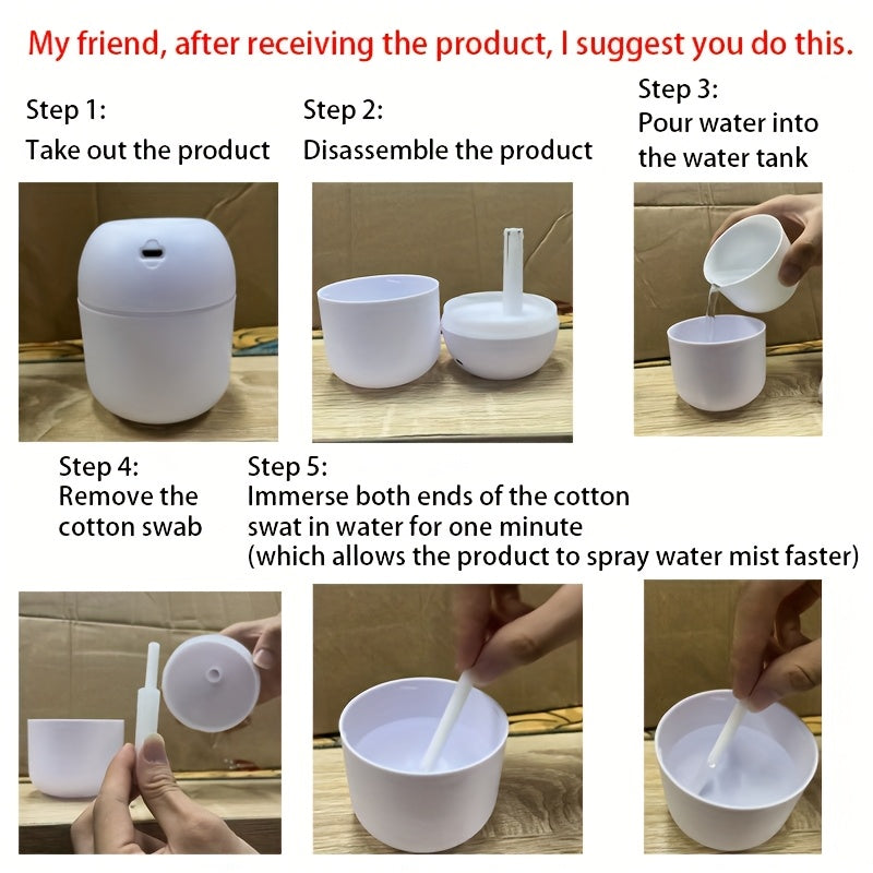 USB Power Supply for Portable Aromatherapy Humidifiers Silent Atomizer Fog