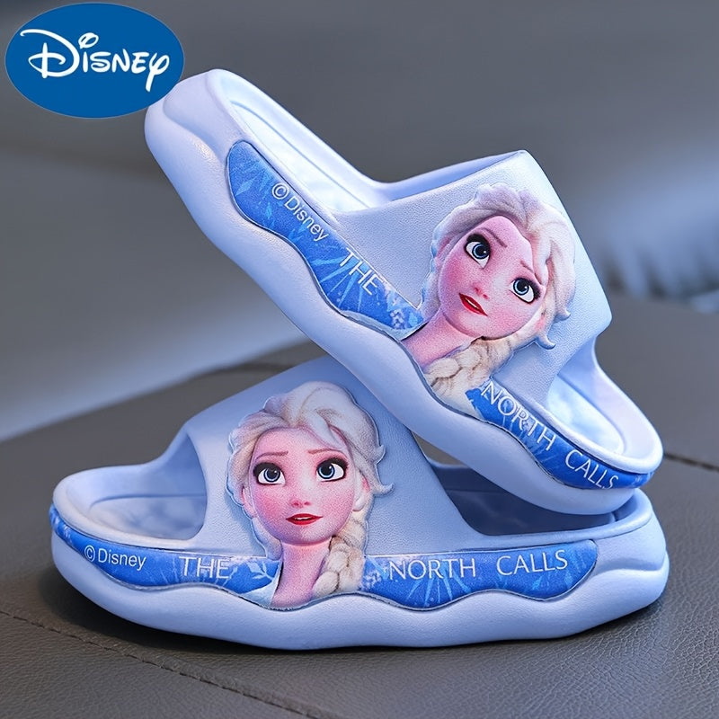 Children's Summer Slippers for Girls Cartoon Design Soft EVA Sole Open Toe Indoor Outdoor