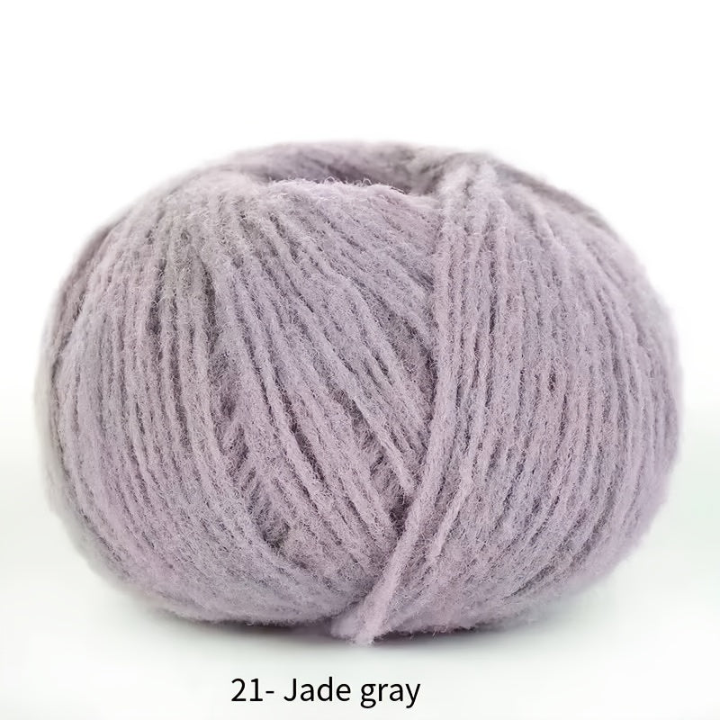 Soft Velvet Yarn Roll 40g Mixed Color Nylon for Knitting Dolls Scarves Blankets