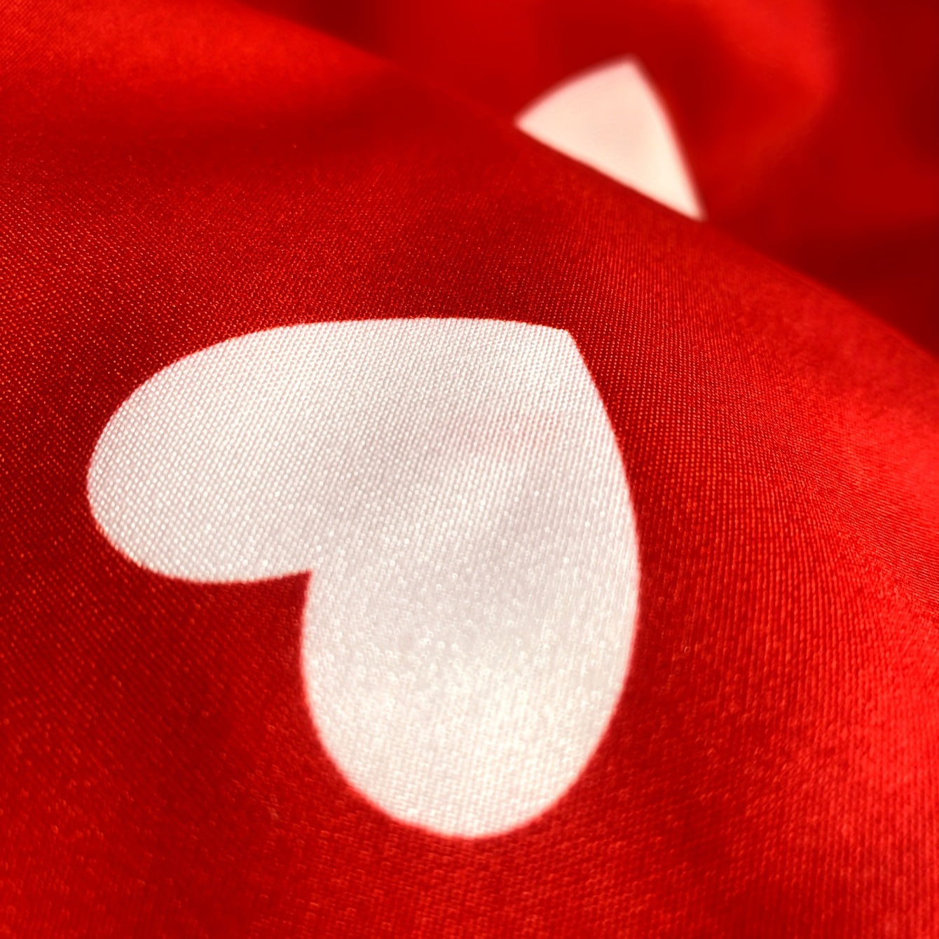 Set of 2 Red Love Pillowcases for Wedding Decor and Home Bedding