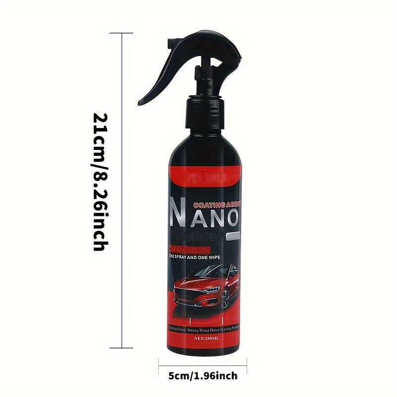 Nano Car Coating Spray Liquid Paint Protection Water Repellent 250ml