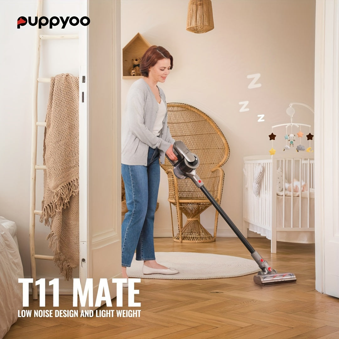 Cordless Stick Vacuum Cleaner with 20000Pa Suction Lightweight Rechargeable for Home Car Pet Hair Removal