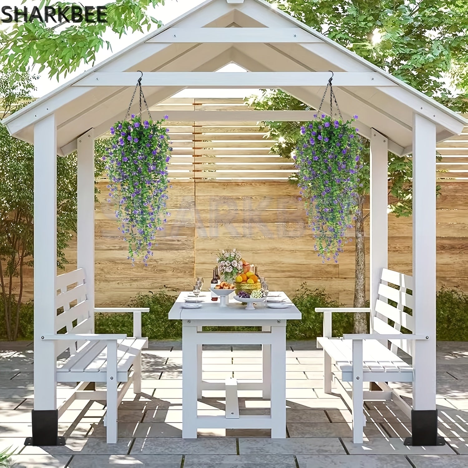 Искусственный набор висящих растений 3 шт. Искусственные стебли эвкалипта для внутреннего и наружного декора