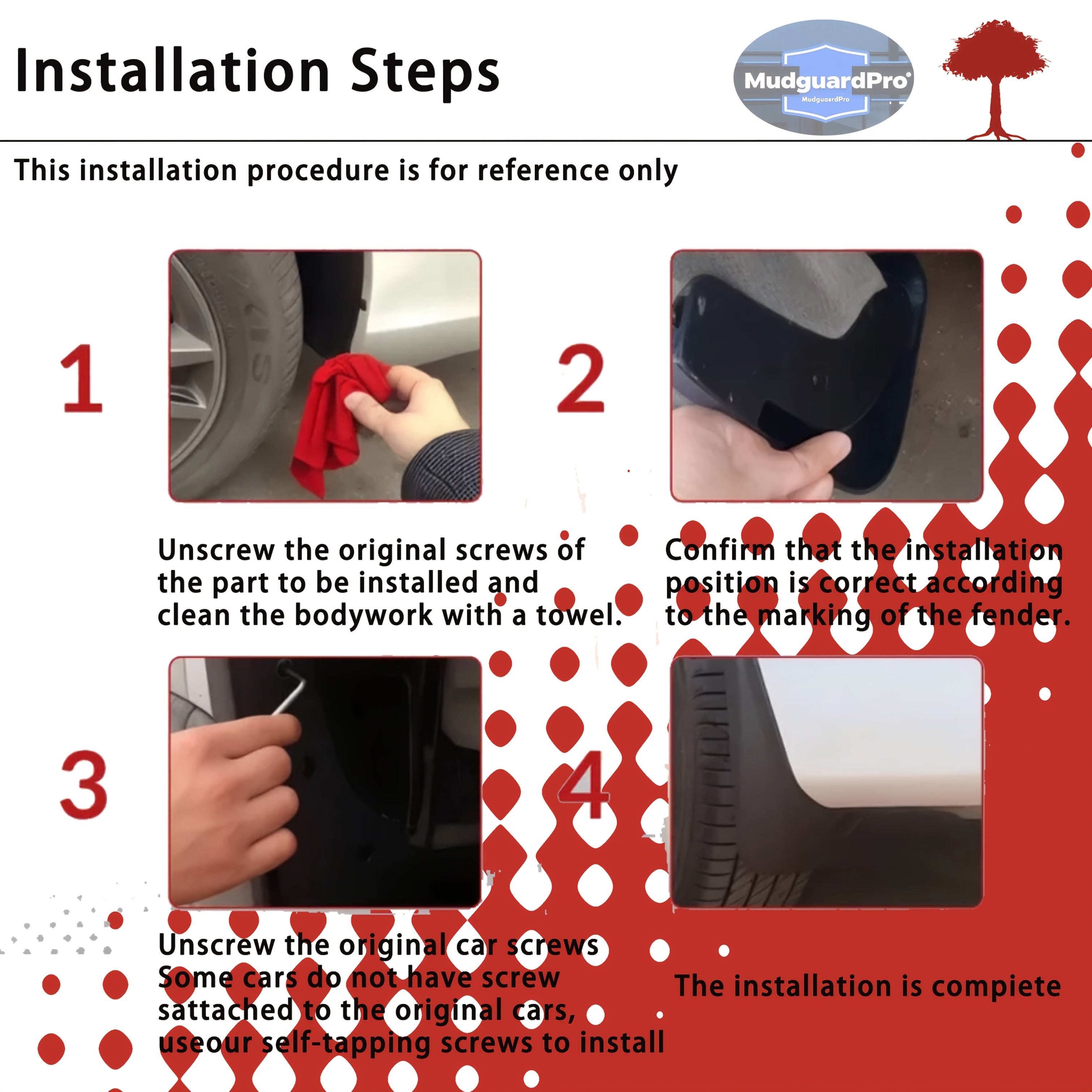 4 piezas de guardabarros de coche protectores contra salpicaduras compatibles con LYNK&CO 01 2021-2023 de alta calidad