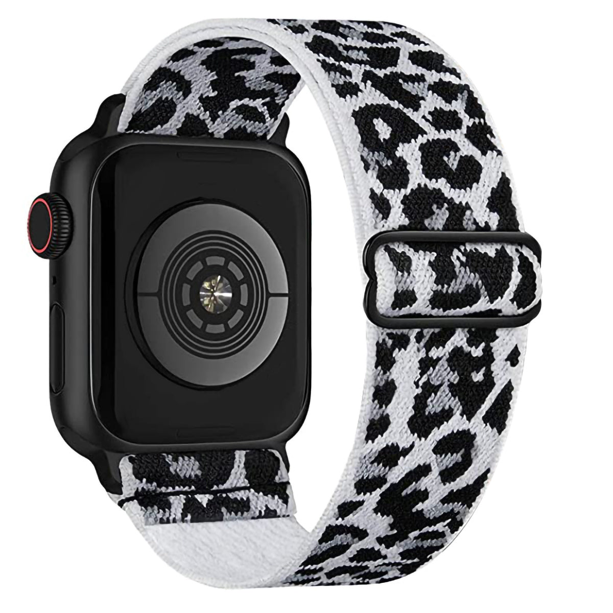 Leopard Print Nylon Watch Strap for Apple Samsung Fitbit Watches