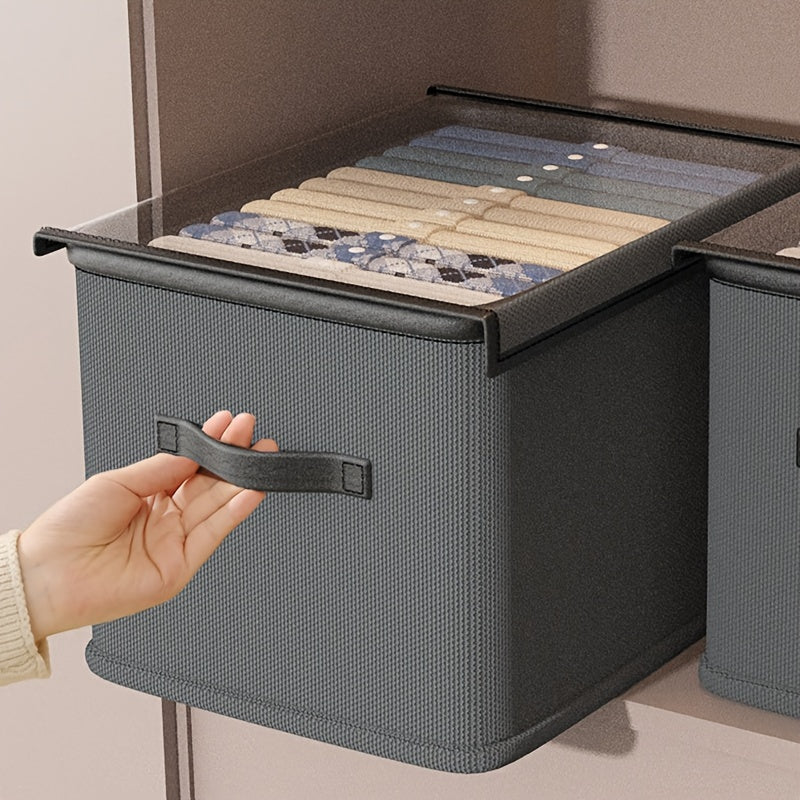 Caja de almacenamiento de tela plegable para ropa y organizador de cajón de ropa interior