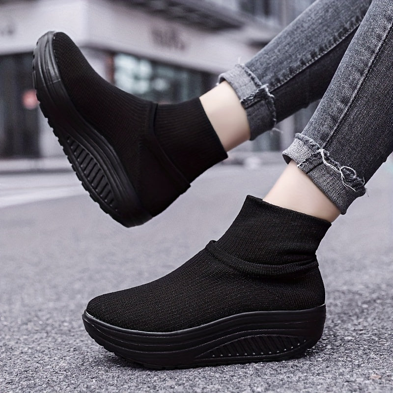 Women's Slip-On Walking Shoes Mesh Cushioned Arch Support All-Day Comfort