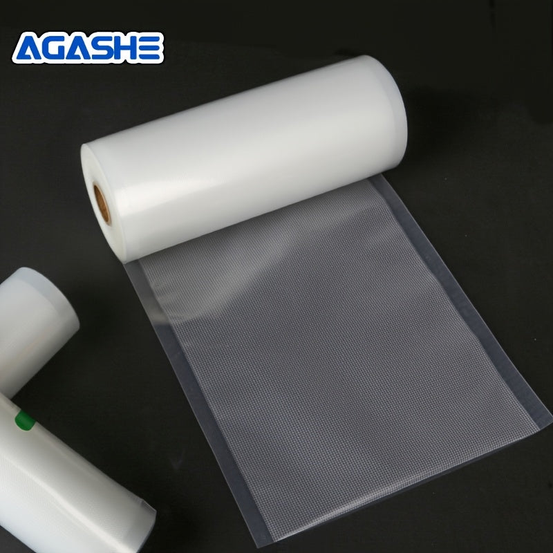 Vakuum Sealer Roll, 300cm (118.11in) uzunlikdagi mustahkam PE+PA materialidan tayyorlangan, oziq-ovqatni uzoqroq saqlashga yordam beradi va ko'pgina mashinalar bilan mos keladi. Uy oshpazlari va taom tayyorlash uchun ideal.