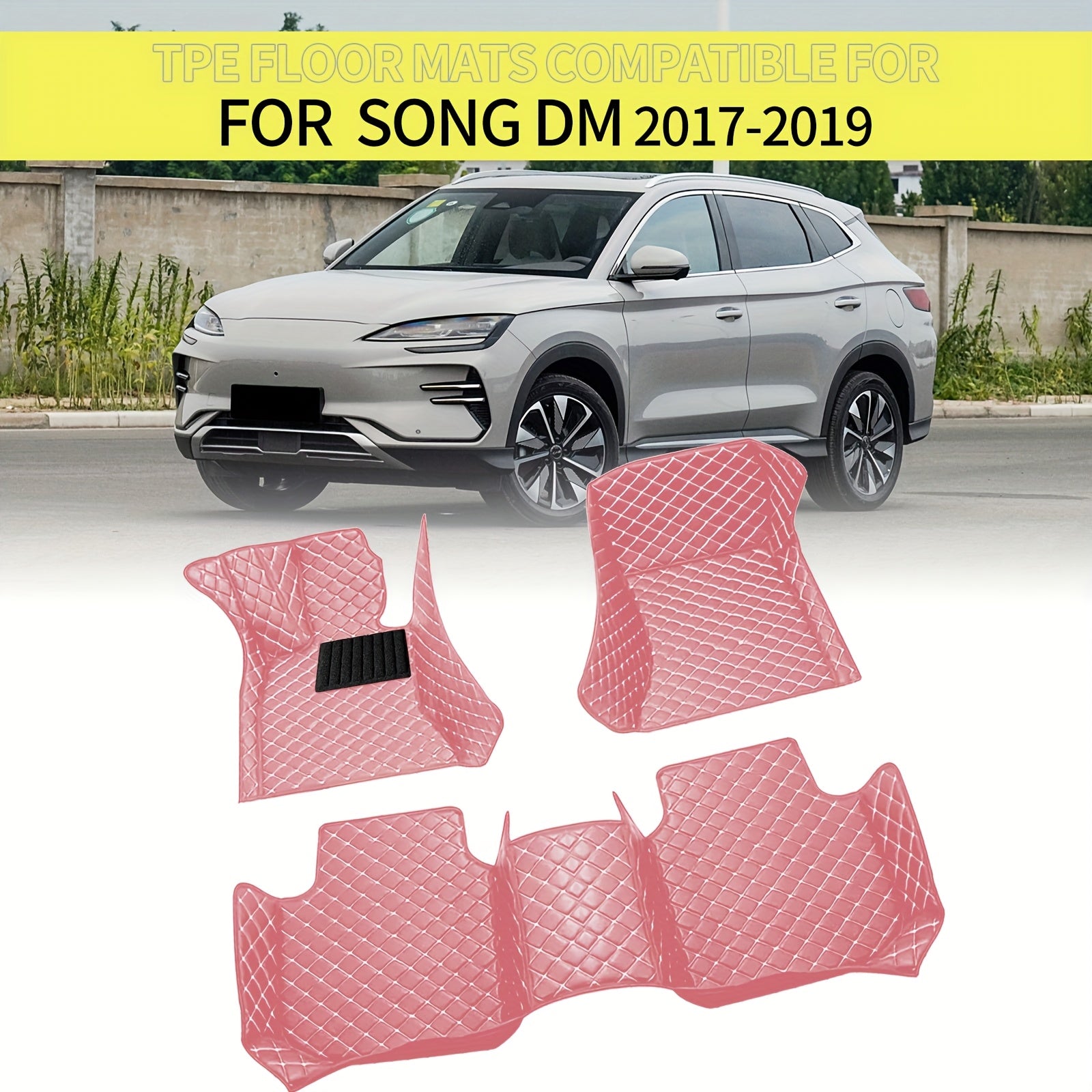 Avtomobil uchun to‘liq atrofdagi sun’iy charm qoplamali pol matosi, suv o'tkazmaydigan, changga chidamli, aşınmaya qarshi