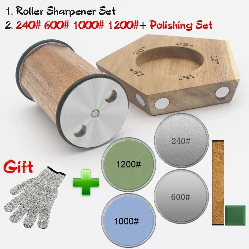 Burchaklari 15/17/19/21 daraja bo'lgan sozlanadigan aylanuvchi pichoq silliqlash mashinasi, bambuk asosli qo'lda tosh, shovqinli silliqlash