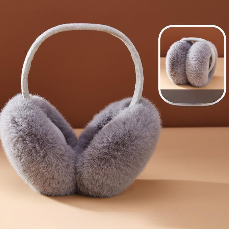 Orejeras plegables acogedoras para invierno con protectores de oreja, puntas y bolsas
