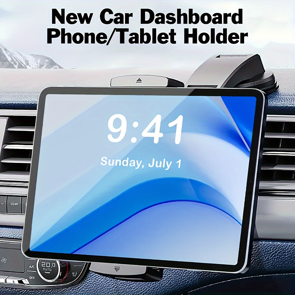 Adjustable Car Dashboard Mount ABS Material Round Cup Holder for Phones Tablets