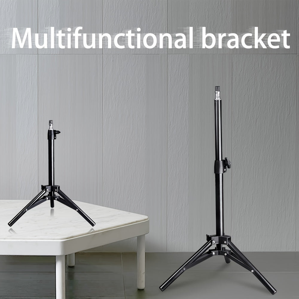 Sozlanadigan temir proyektor stendi, plastinka bilan, ish stoliga va polga mo‘ljallangan