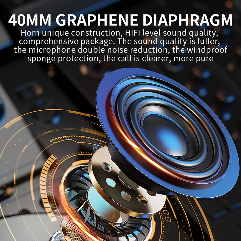 Wireless Motorcycle Helmet Headphones Bluetooth Stereo Music Speaker