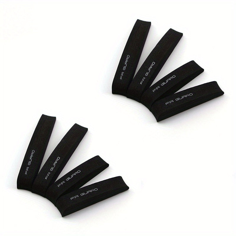 Avtomobil eshigi himoya qilish uchun 4 dona rezina chiziqli sirtni qoplash, chizish va qopqoqni himoya qilish uchun qopqoq qopqog'i