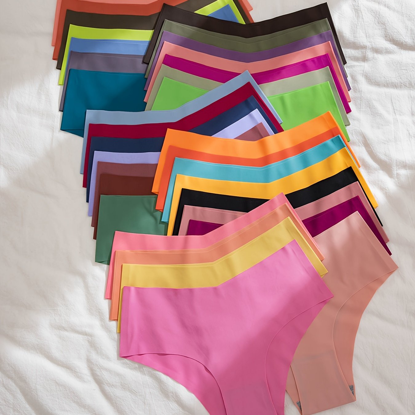 Women's Seamless Stretchy Panties Comfortable Lingerie Simple Style