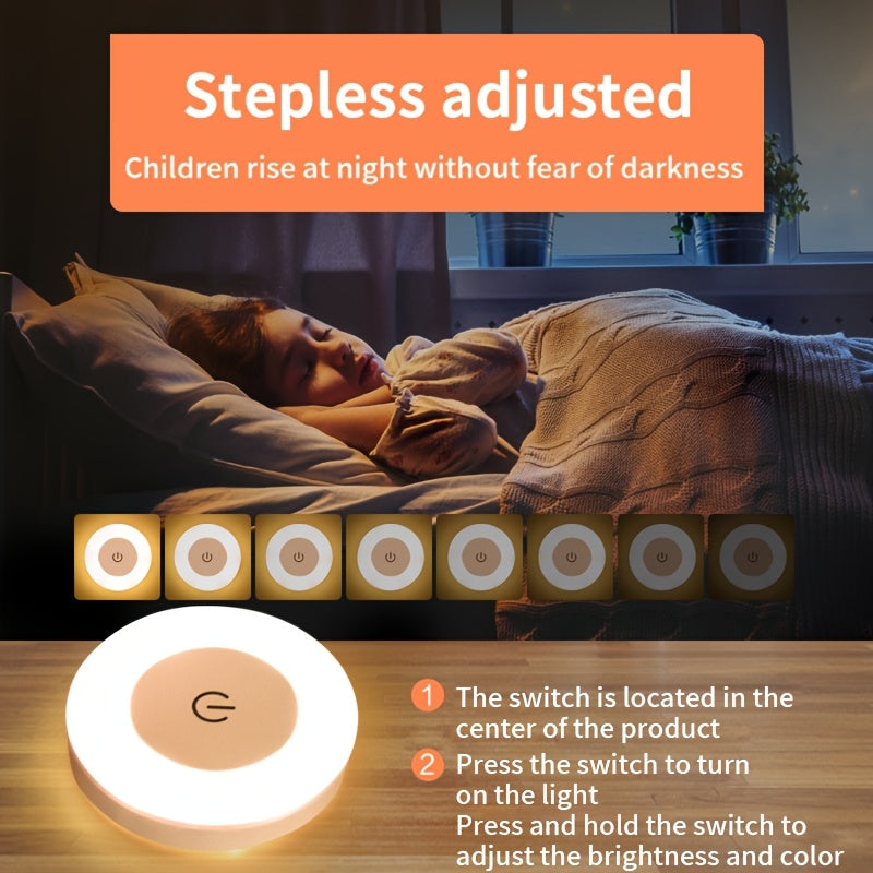 Luz de armario LED con colores ajustables, regulable, recargable por USB, magnética y de montaje en pared