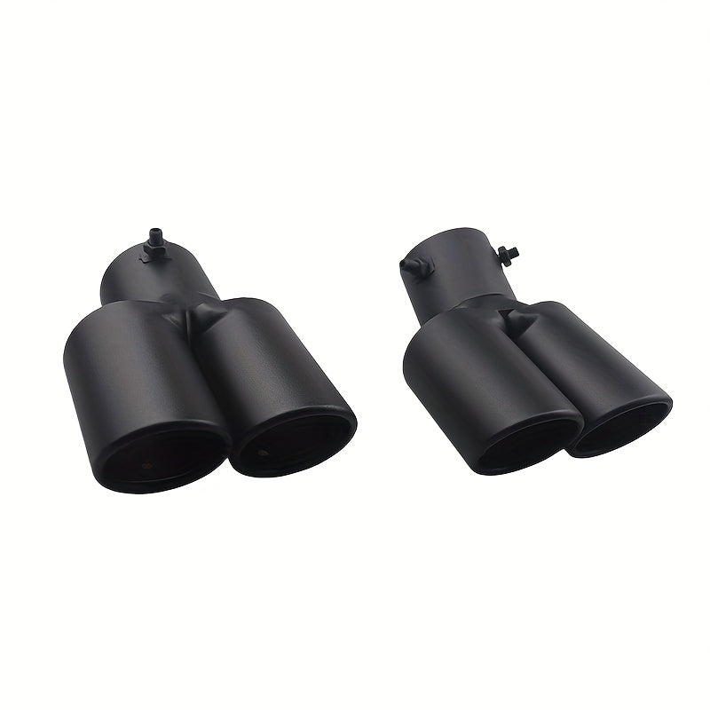 Automobile Dual Outlet Exhaust Pipe Stainless Steel Dual Tube Tail Pipe