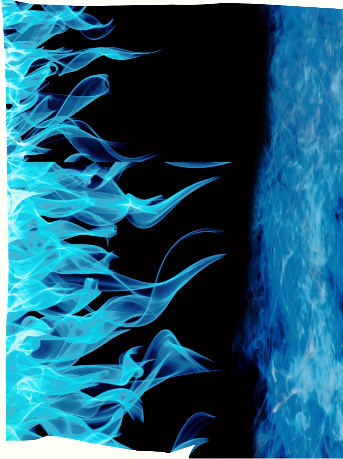 Yoz uchun erkaklar uchun katta o'lchamdagi olov naqshli taxta shortlari