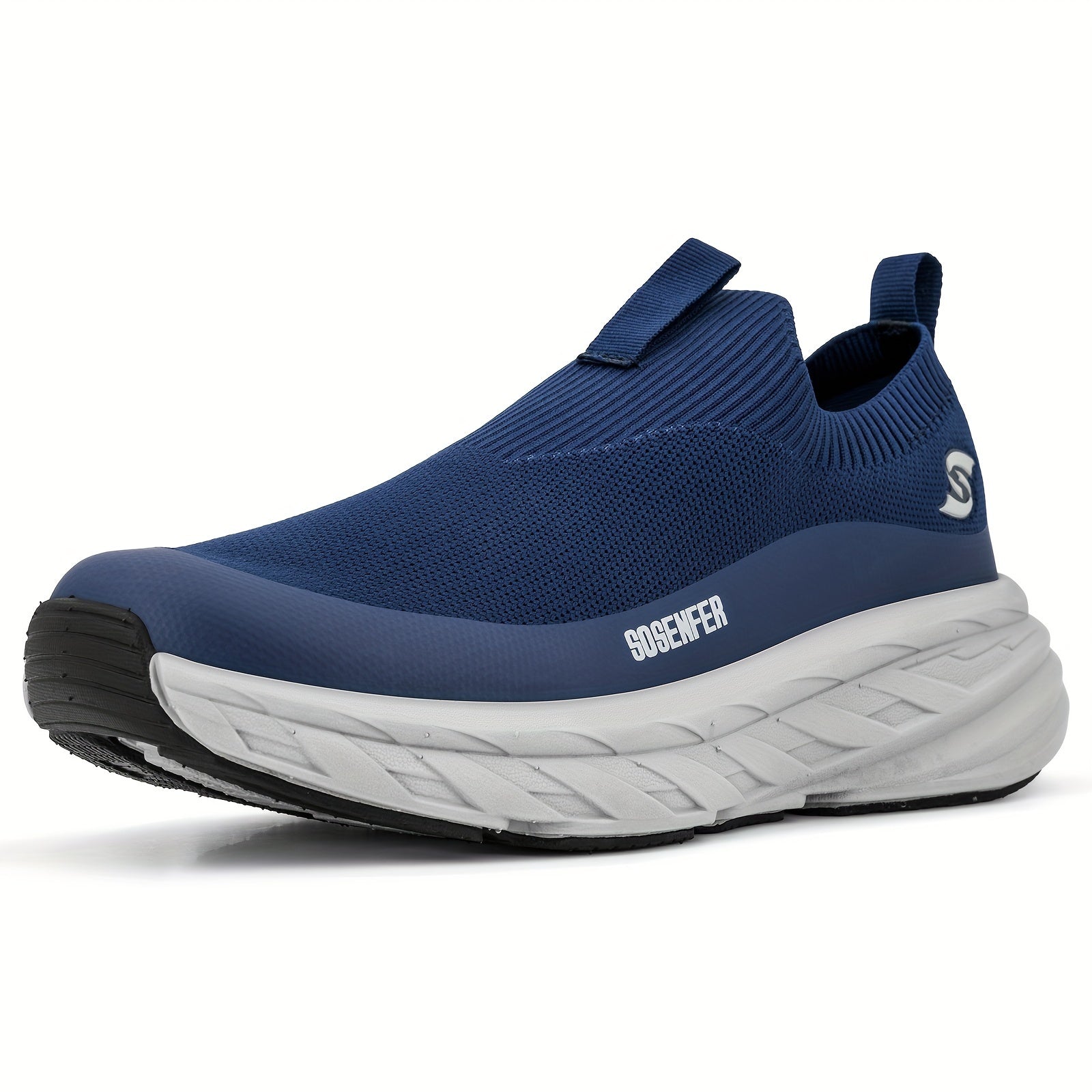 Men's Breathable Slip-On Sock Shoes Casual Sneakers for Outdoor Walking Jogging Camping