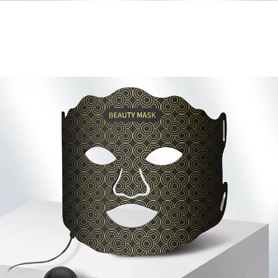 Портативное устройство для ухода за лицом с 7-цветовой светотерапией и ремешком