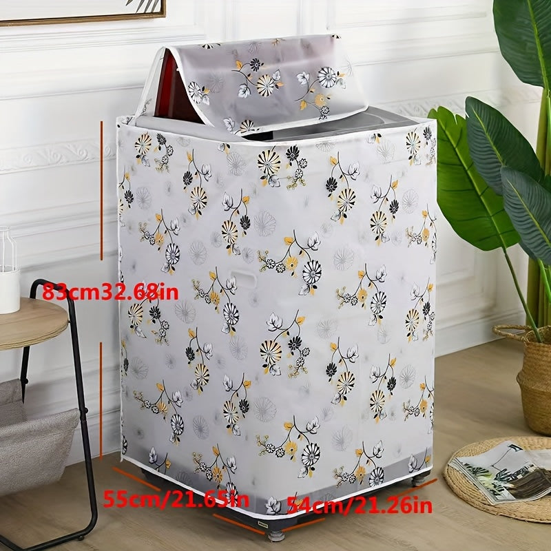 Washing Machine Cover Waterproof Dustproof Sunproof for Top-Loading 6-8kg