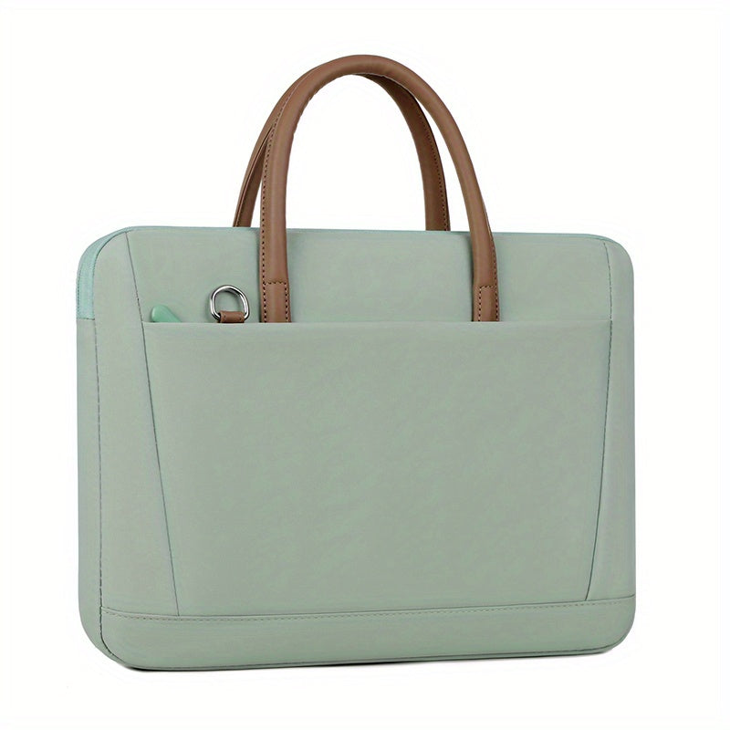 Bolsa de nylon resistente al agua para portátil con correa ajustable para escuela, oficina y uso diario