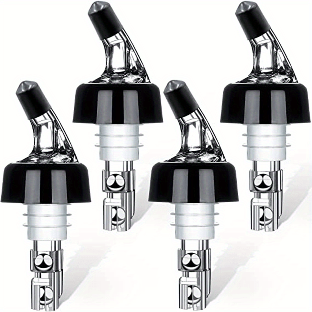 4-Pack Automatic Wine Pourer Spout for Spirits Cocktails Beverages