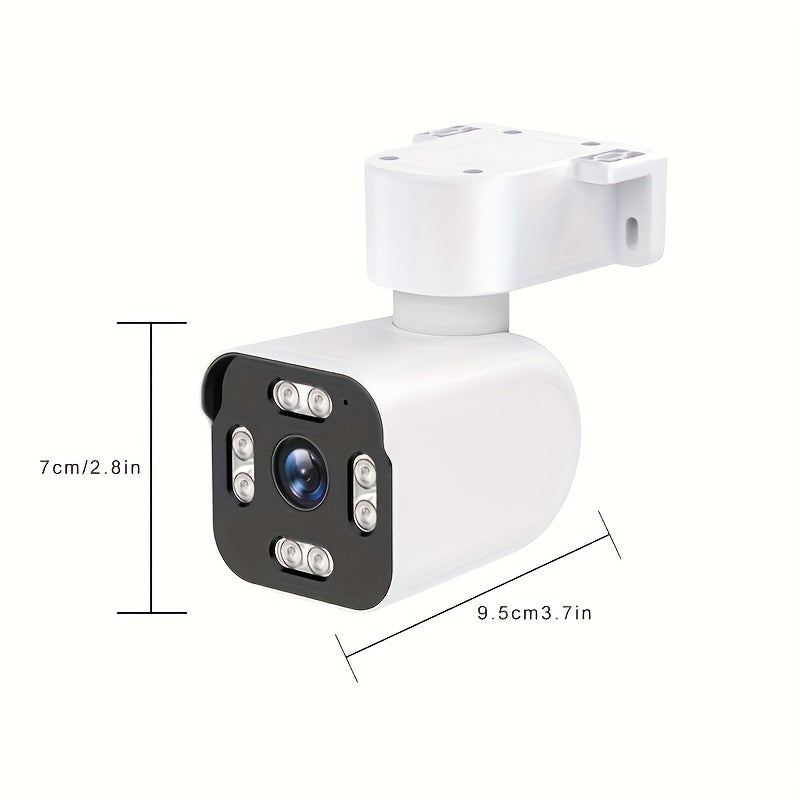 Cámara de seguridad exterior IP66 impermeable, WiFi de 2.4G, visión nocturna, detección de movimiento