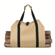 Durable PVC Firewood Carrier Bag Heavy Duty Log Tote for Camping and Firewood Transport