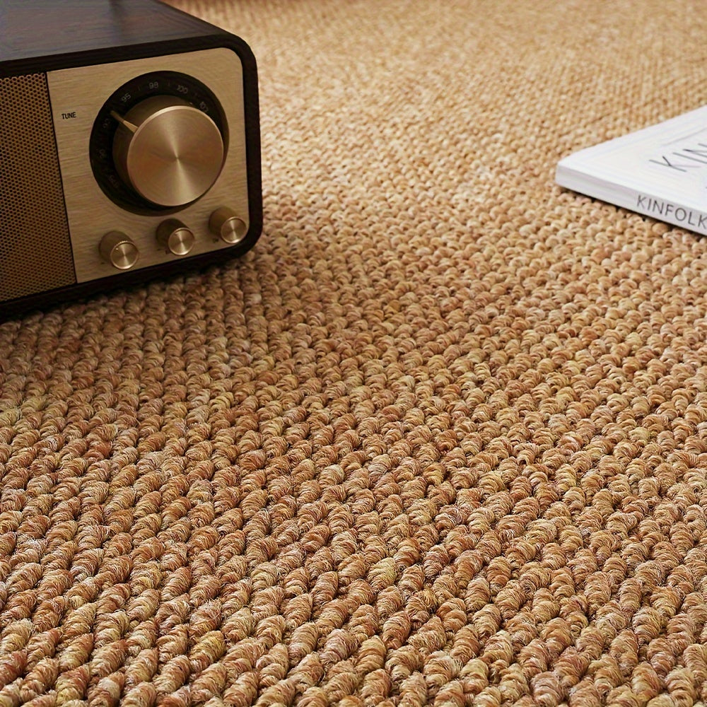 Коричневый коврик для входной двери — устойчивый к пятнам, легко чистящийся, моющийся и нескользящий коврик для домашнего декора — идеально подходит для прихожей, балкона или фойе