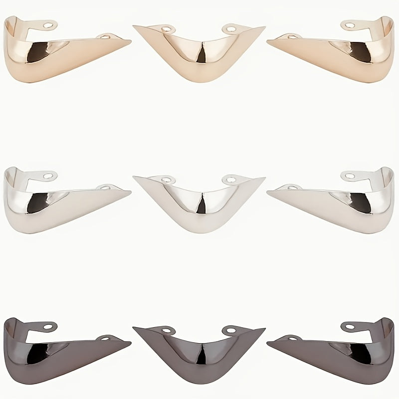 Women's Metallic Shoe Heel Tip Protector Heavy Duty Scratch Impact Resistant
